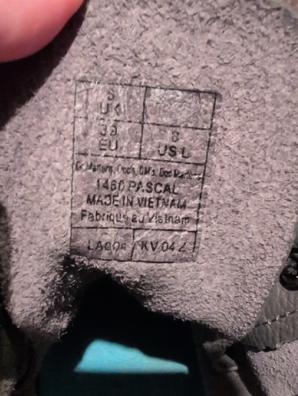 Dr. Martens Gray Lace-Up Boots Pascal - Picture 2 of 2